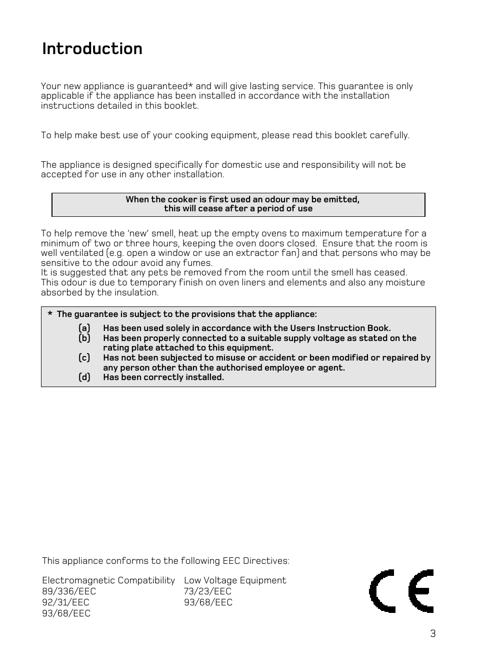 Introduction | Hotpoint UE47 User Manual | Page 3 / 40