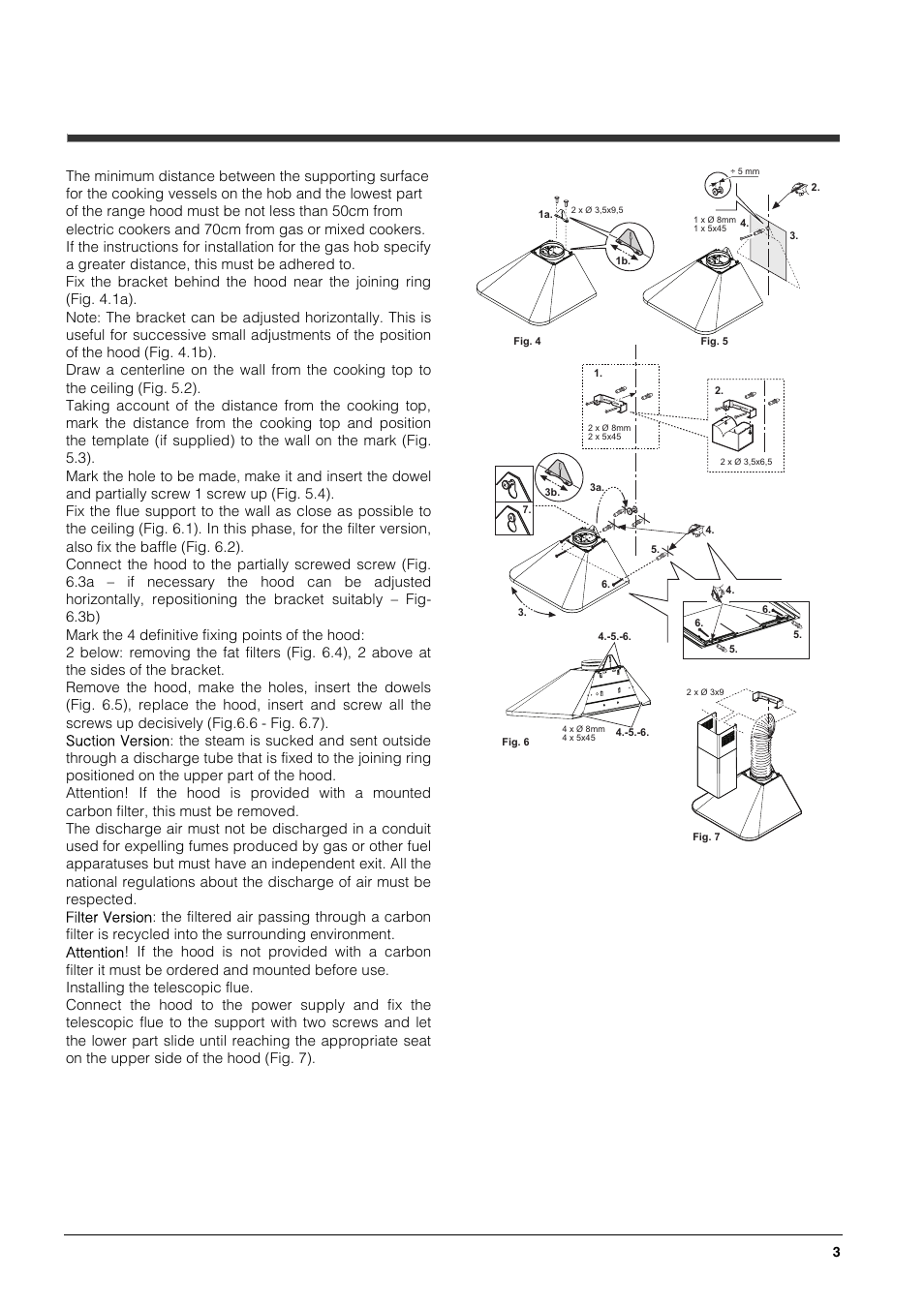 Hotpoint HE63 HE73 HE93 User Manual | Page 3 / 8