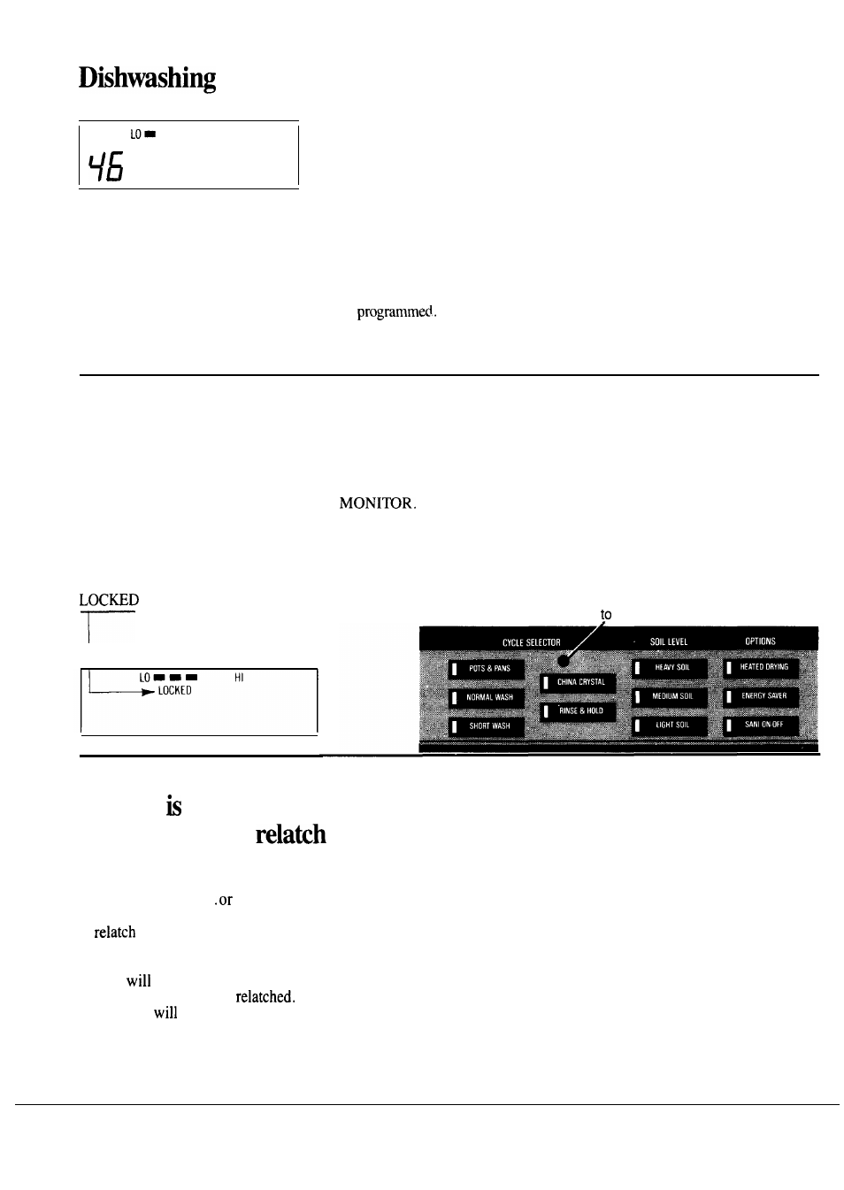 Lock controls feature, Shortcut | Hotpoint HDA2600K User Manual | Page 6 / 24