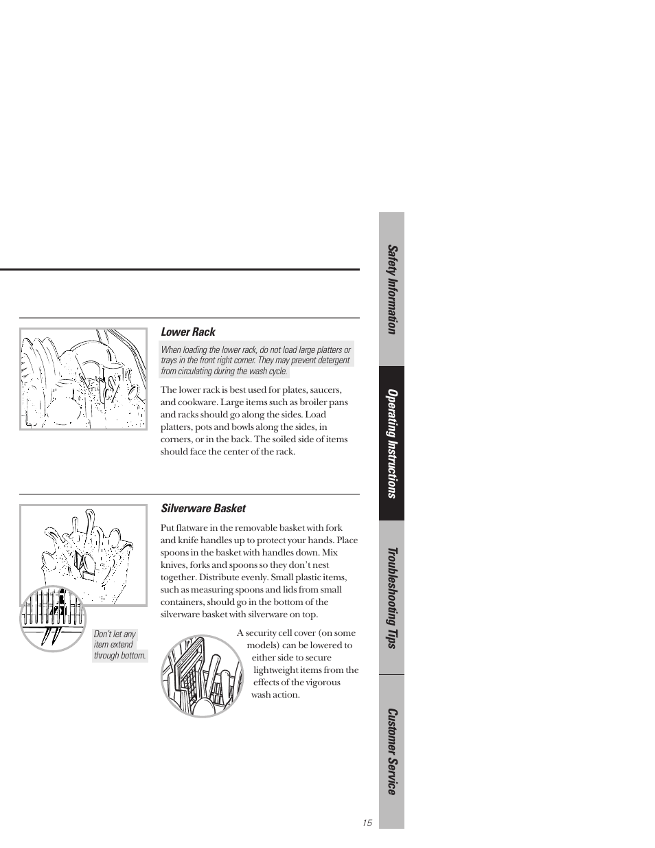Hotpoint HDA3530 User Manual | Page 15 / 32