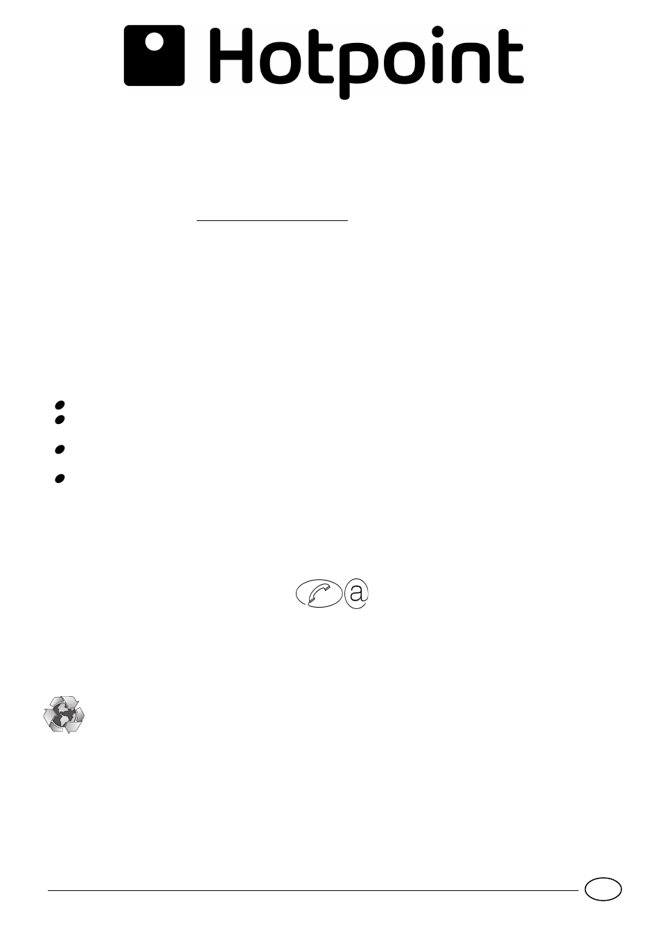 Guarantee, Recycling & disposal information | Hotpoint GQ64ST User Manual | Page 15 / 16