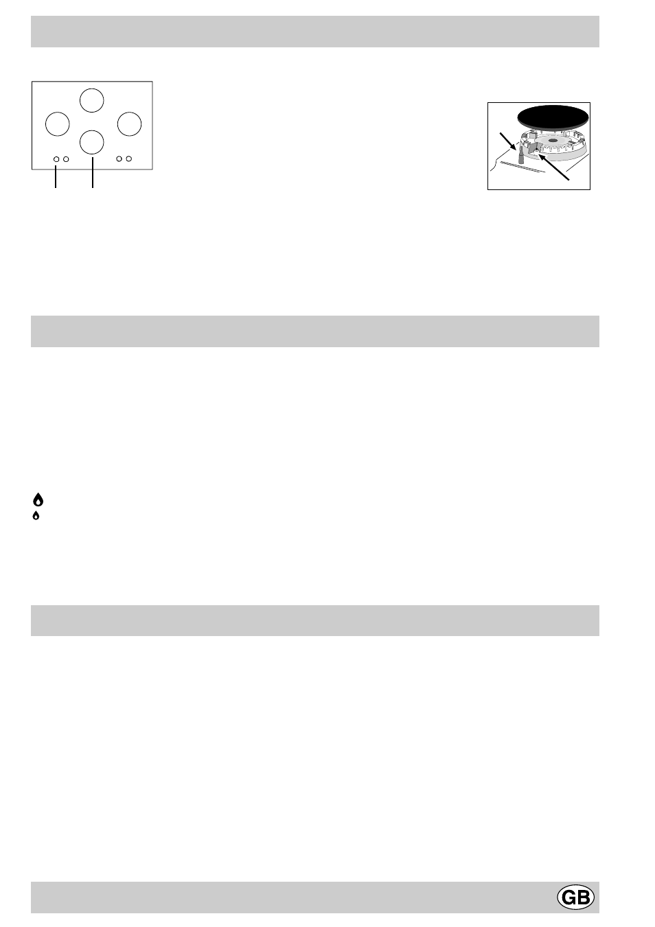 How to use your hob know your hob, Practical advice, As s r | Hotpoint GQ64ST User Manual | Page 5 / 16