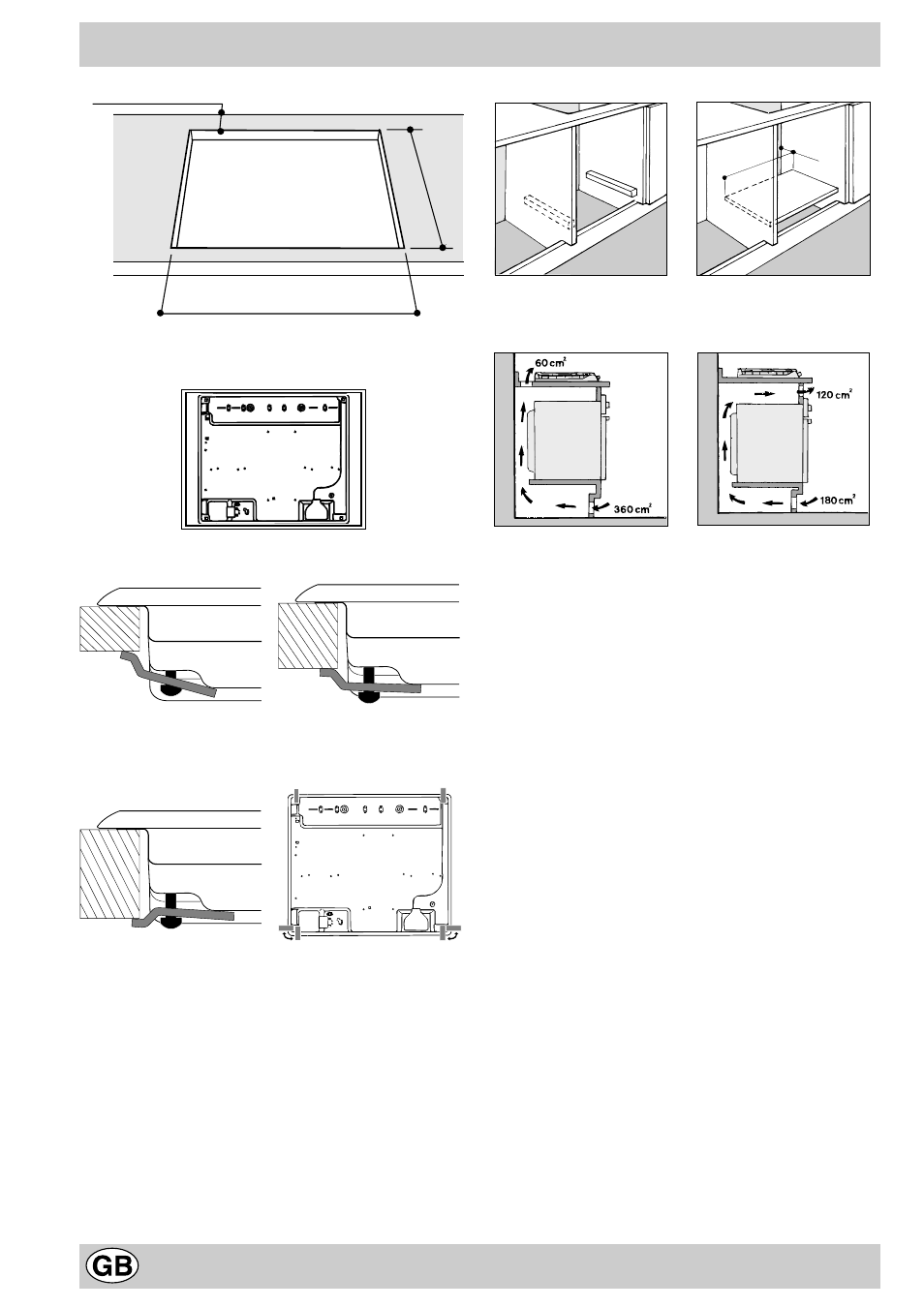 Installation | Hotpoint GQ64ST User Manual | Page 8 / 16