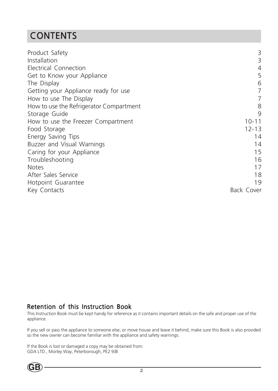 Hotpoint HMS313I User Manual | Page 2 / 20