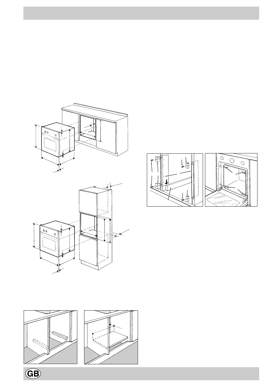 Instalation | Hotpoint SC52-FC52 User Manual | Page 12 / 16
