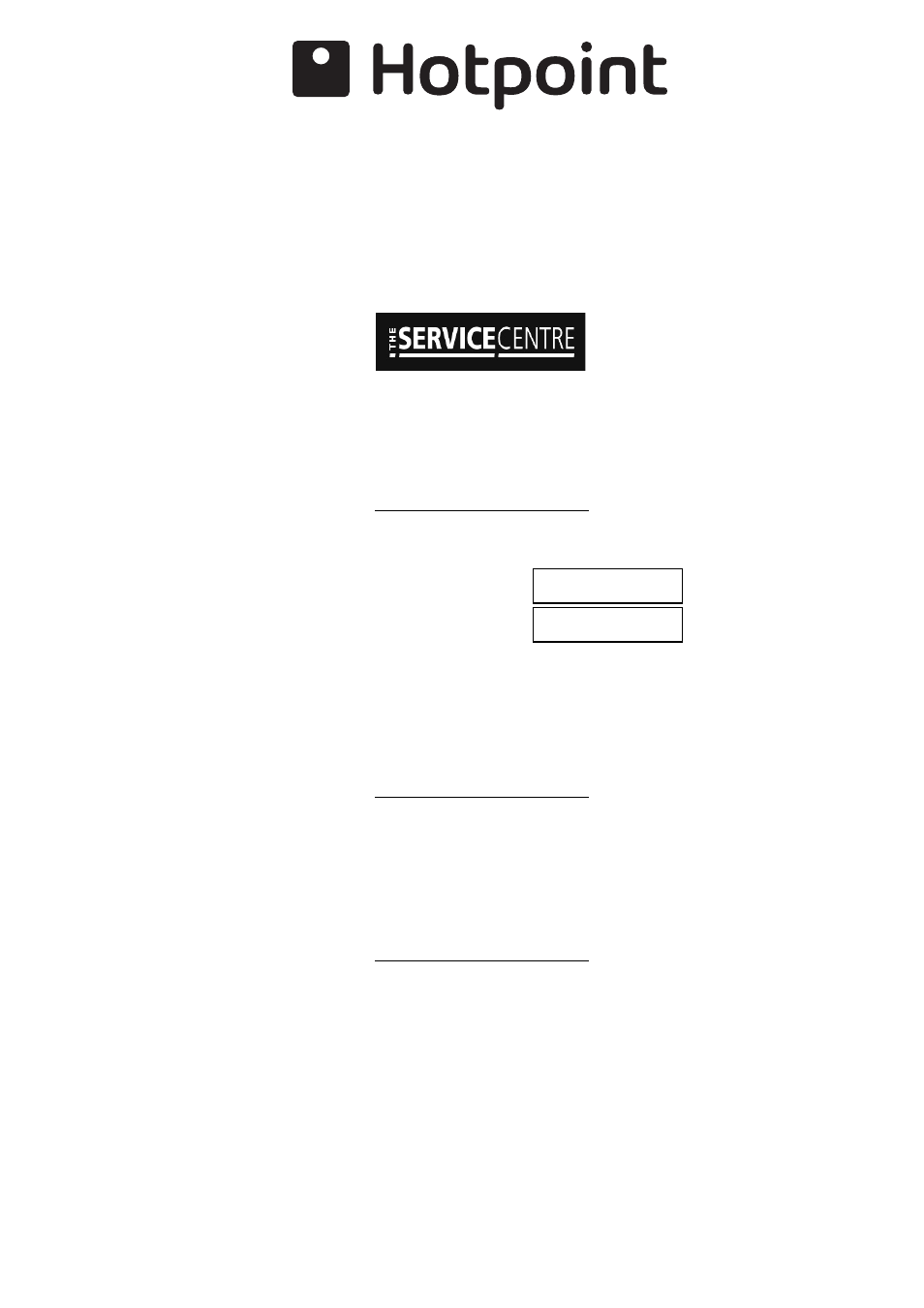 Key contacts, After sales service | Hotpoint SC52-FC52 User Manual | Page 16 / 16