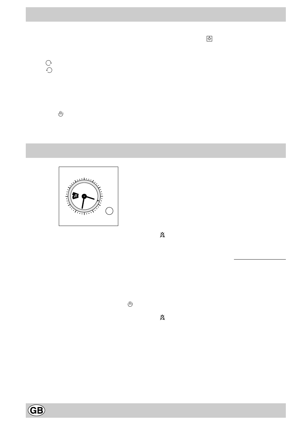 The analogue programmer for start/end cooking time | Hotpoint SC52-FC52 User Manual | Page 6 / 16