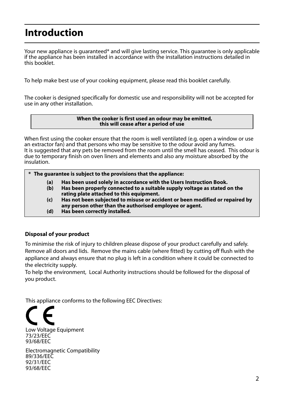 Introduction | Hotpoint S130E User Manual | Page 3 / 36