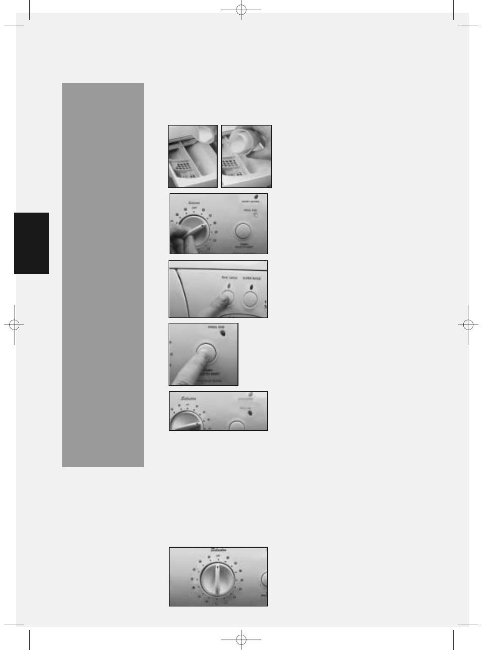 A typical wash programme | Hotpoint WMT02 User Manual | Page 12 / 24