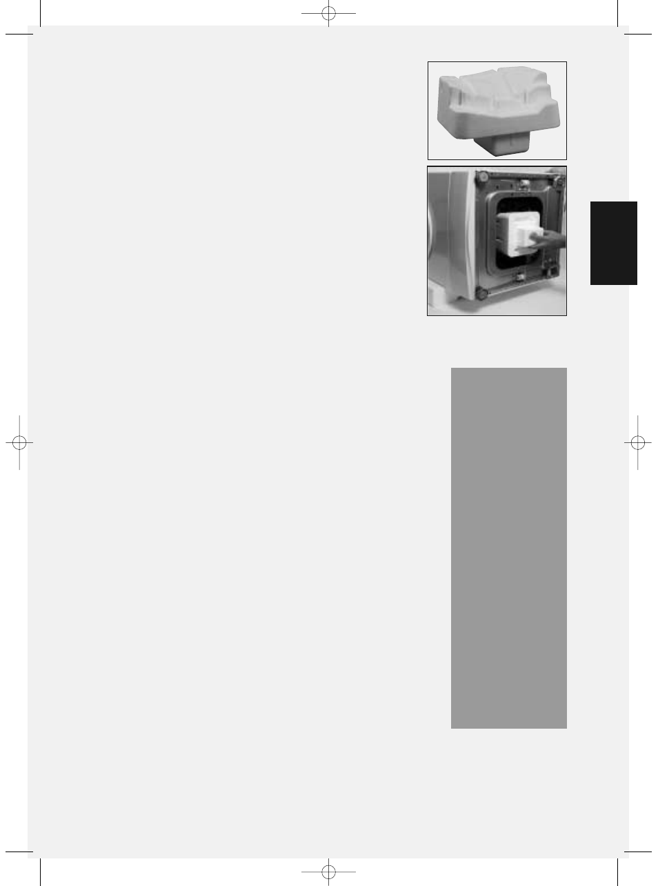 Installing your machine, Choose a location, Remove the polystyrene block | Hotpoint WMT02 User Manual | Page 5 / 24