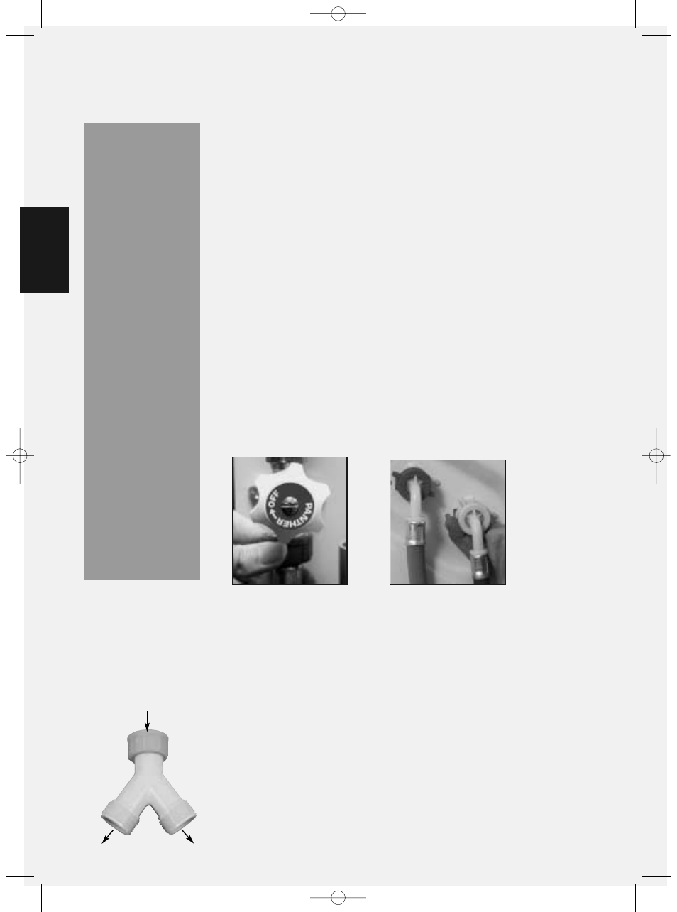 Connect your machine to the water supply | Hotpoint WMT02 User Manual | Page 8 / 24