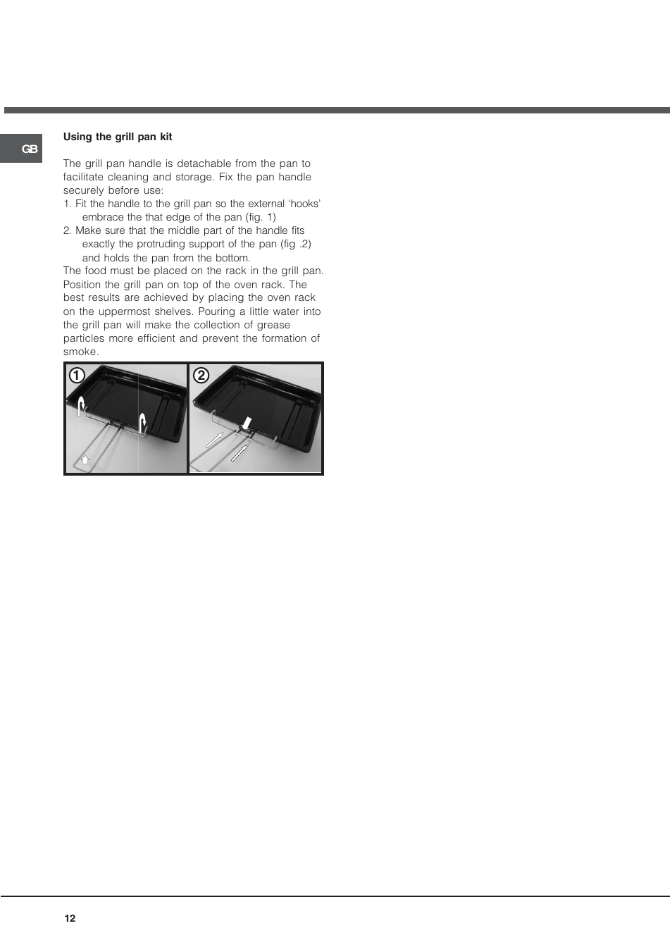 Hotpoint UE89X User Manual | Page 12 / 32