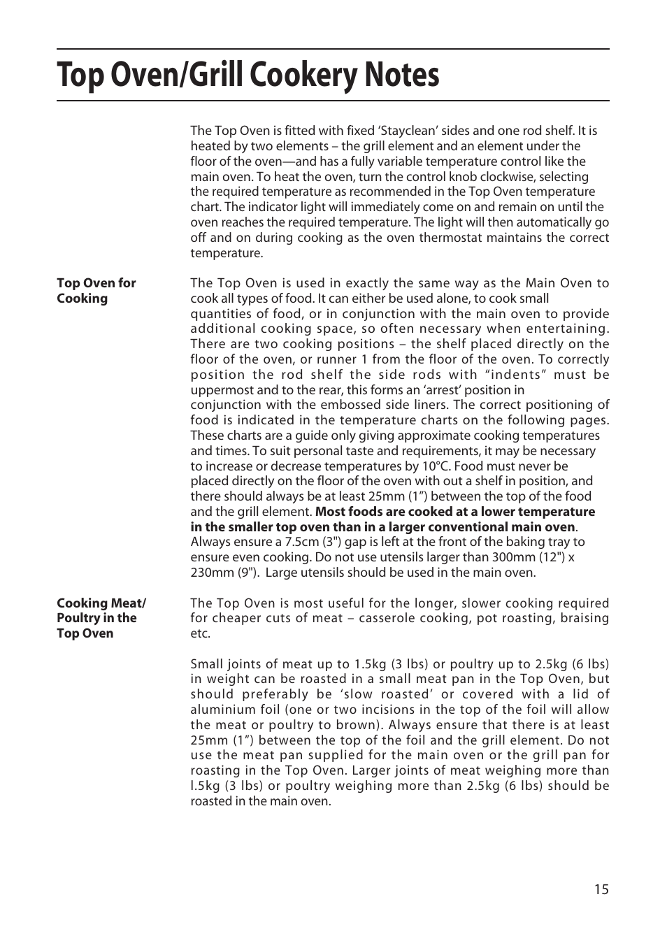 Hotpoint EW51 User Manual | Page 15 / 32
