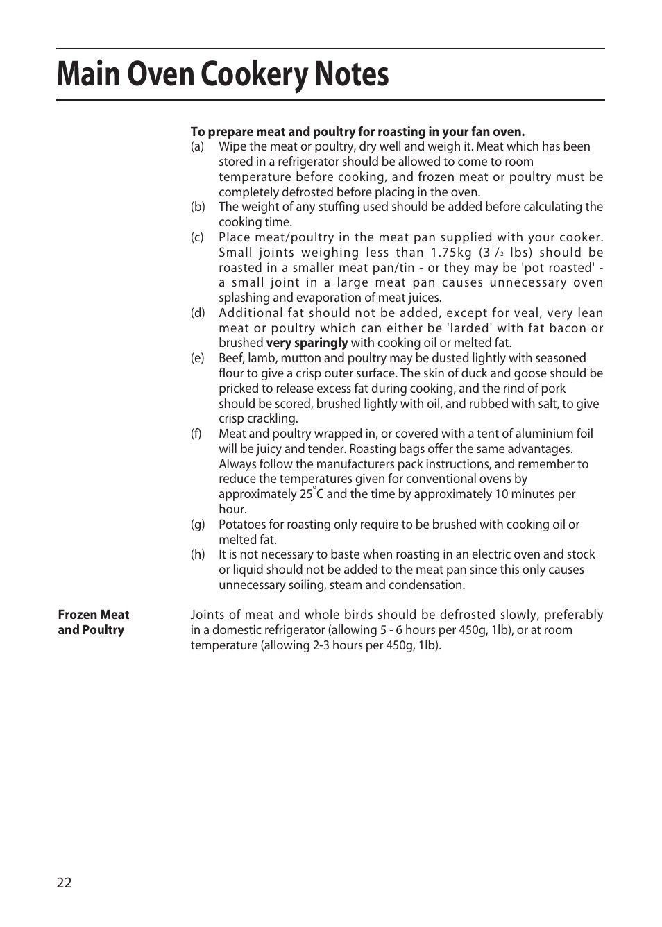 Hotpoint EW51 User Manual | Page 22 / 32