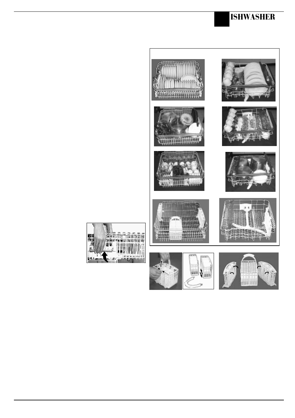 Loading your dishwasher, What can i wash, Ishwasher | Hotpoint BFT680 User Manual | Page 11 / 20