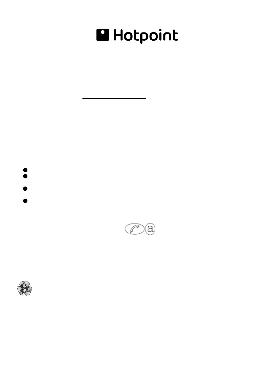 Guarantee, Recycling & disposal information | Hotpoint BFT680 User Manual | Page 16 / 20