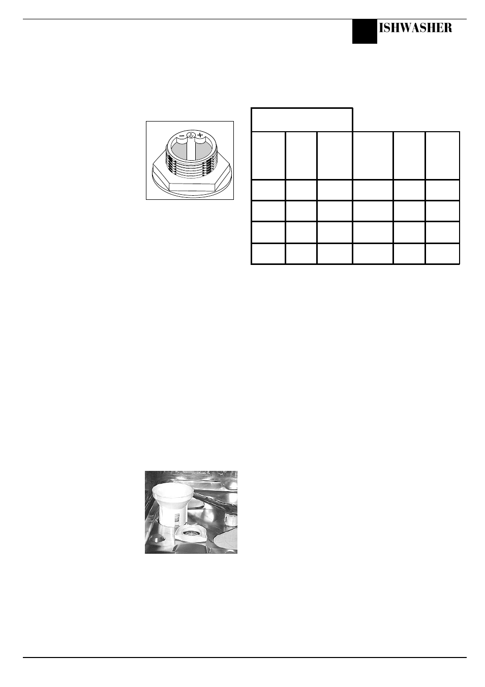 Before using your dishwasher, Ishwasher | Hotpoint BFT680 User Manual | Page 9 / 20