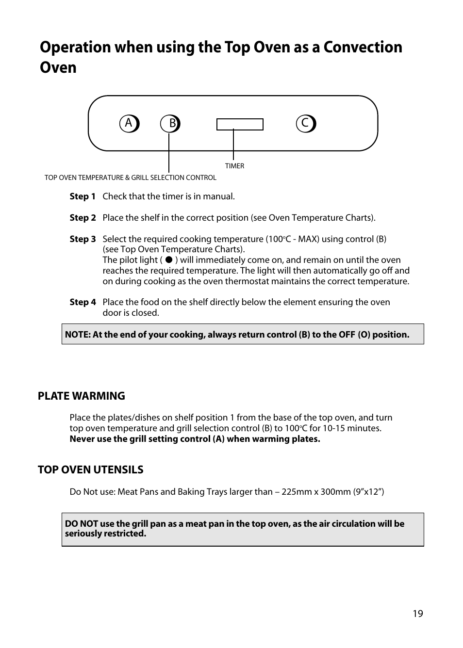 Hotpoint UY46 User Manual | Page 19 / 40