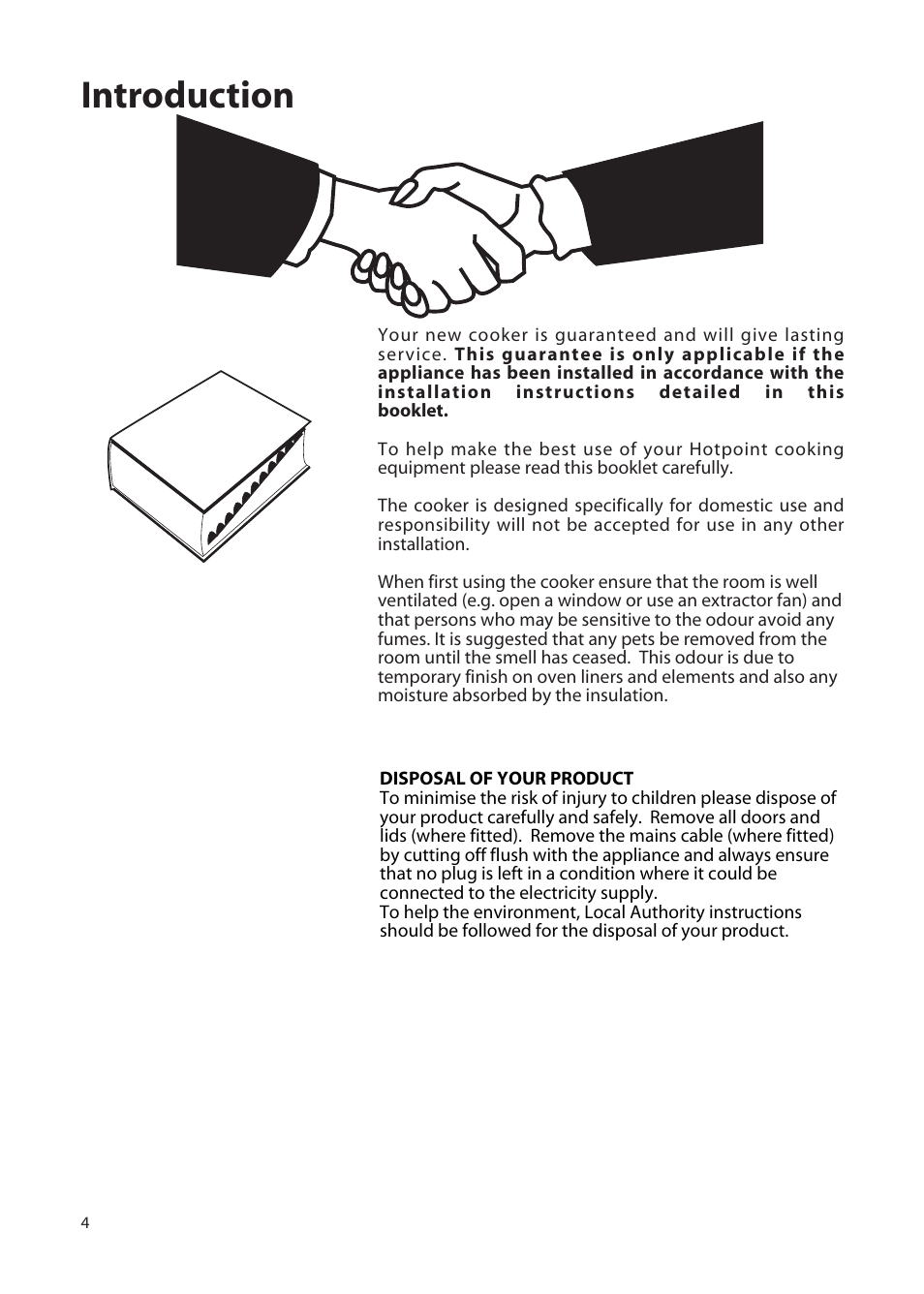 Introduction | Hotpoint EW72 User Manual | Page 4 / 40