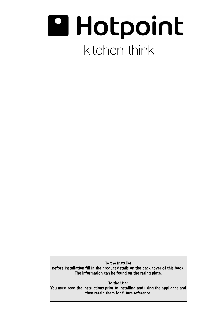 Hotpoint G740 User Manual | 16 pages