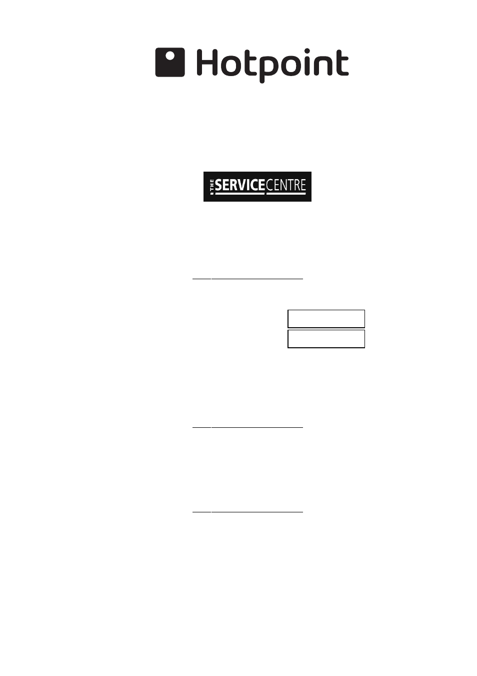 Key contacts, After sales service | Hotpoint G740 User Manual | Page 16 / 16