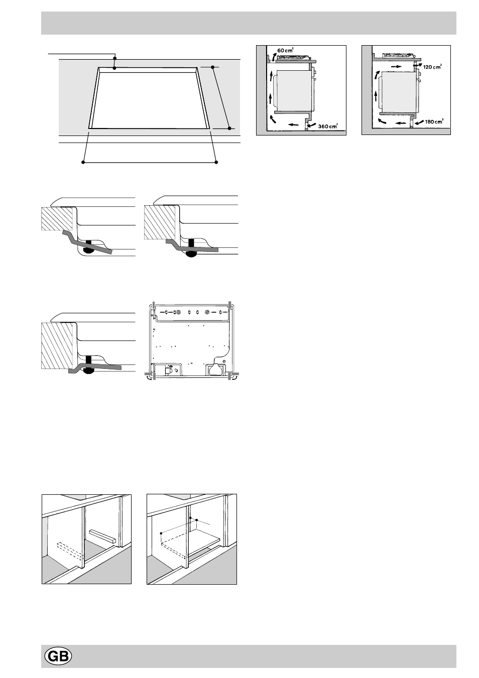 Installation | Hotpoint G740 User Manual | Page 8 / 16