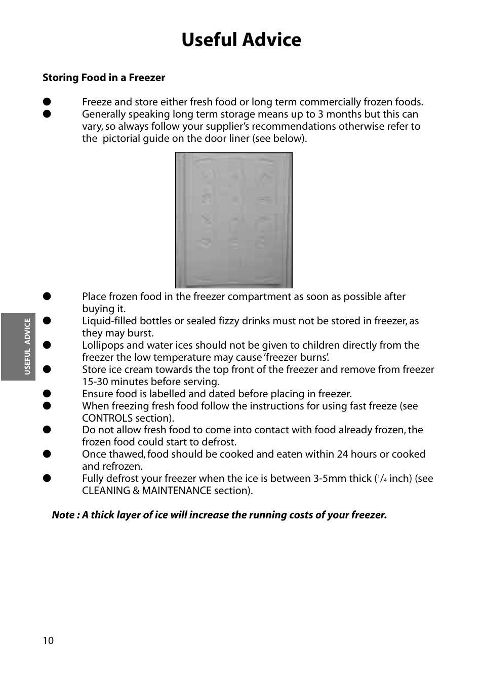 Useful advice | Hotpoint RZA36 User Manual | Page 10 / 20