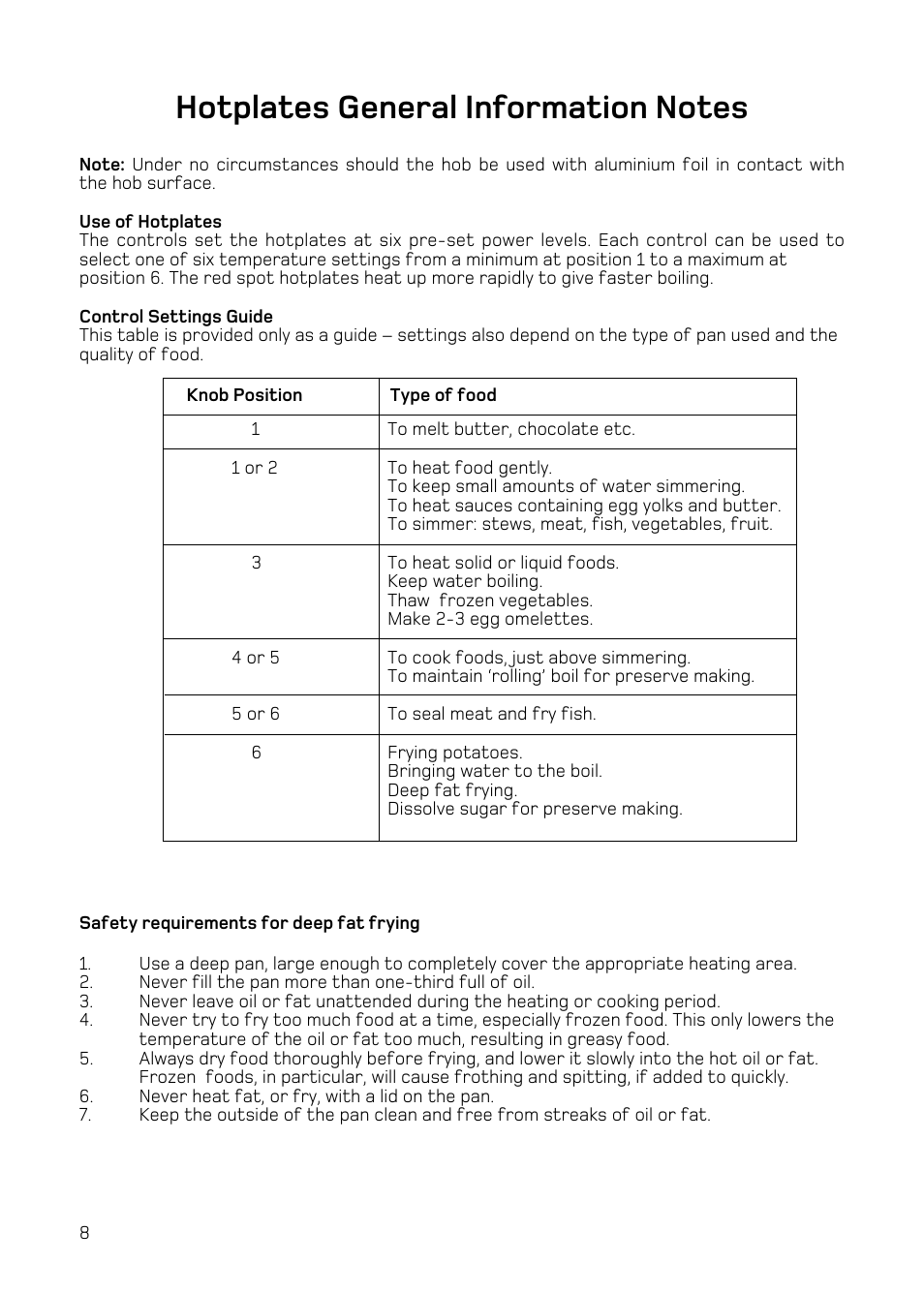 Hotpoint H251EWH User Manual | Page 10 / 32