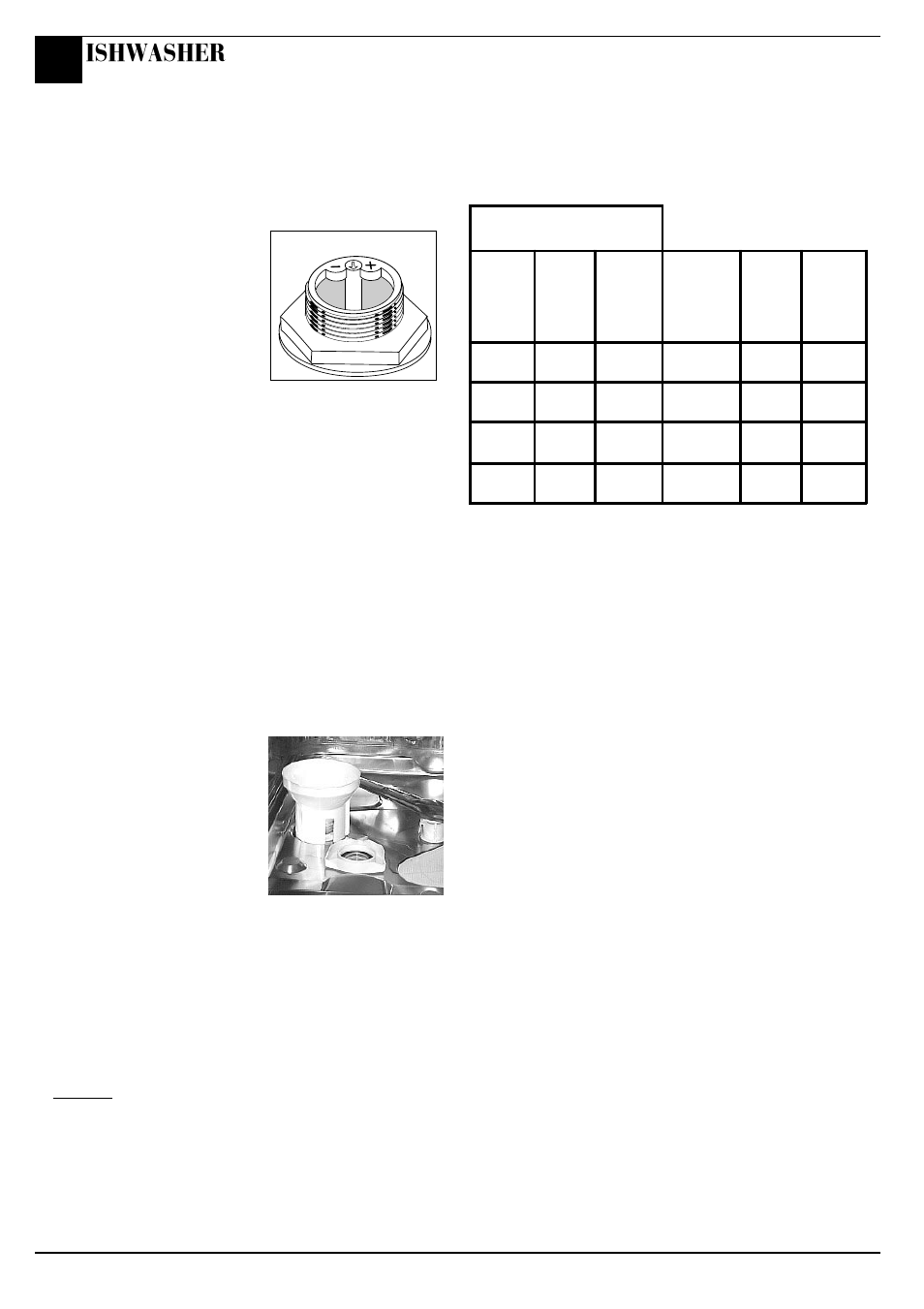 Before using your dishwasher, Ishwasher | Hotpoint BFI620 User Manual | Page 10 / 20