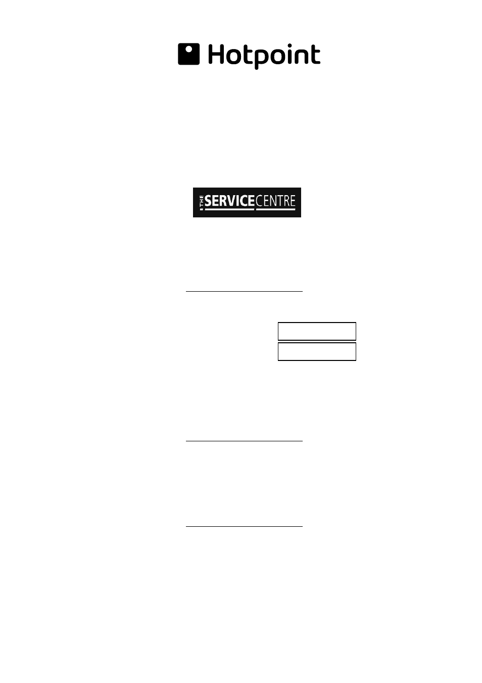 Key contacts, After sales service | Hotpoint BFI620 User Manual | Page 20 / 20