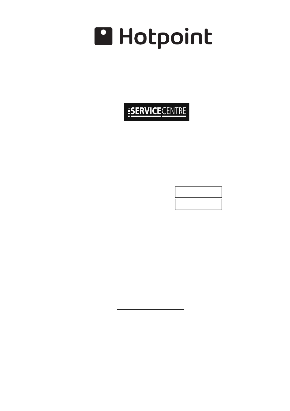 Key contacts, After sales service | Hotpoint GE740TCX User Manual | Page 16 / 16