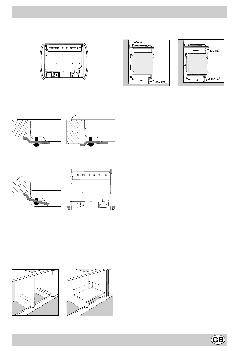 Installation | Hotpoint GE740TCX User Manual | Page 9 / 16