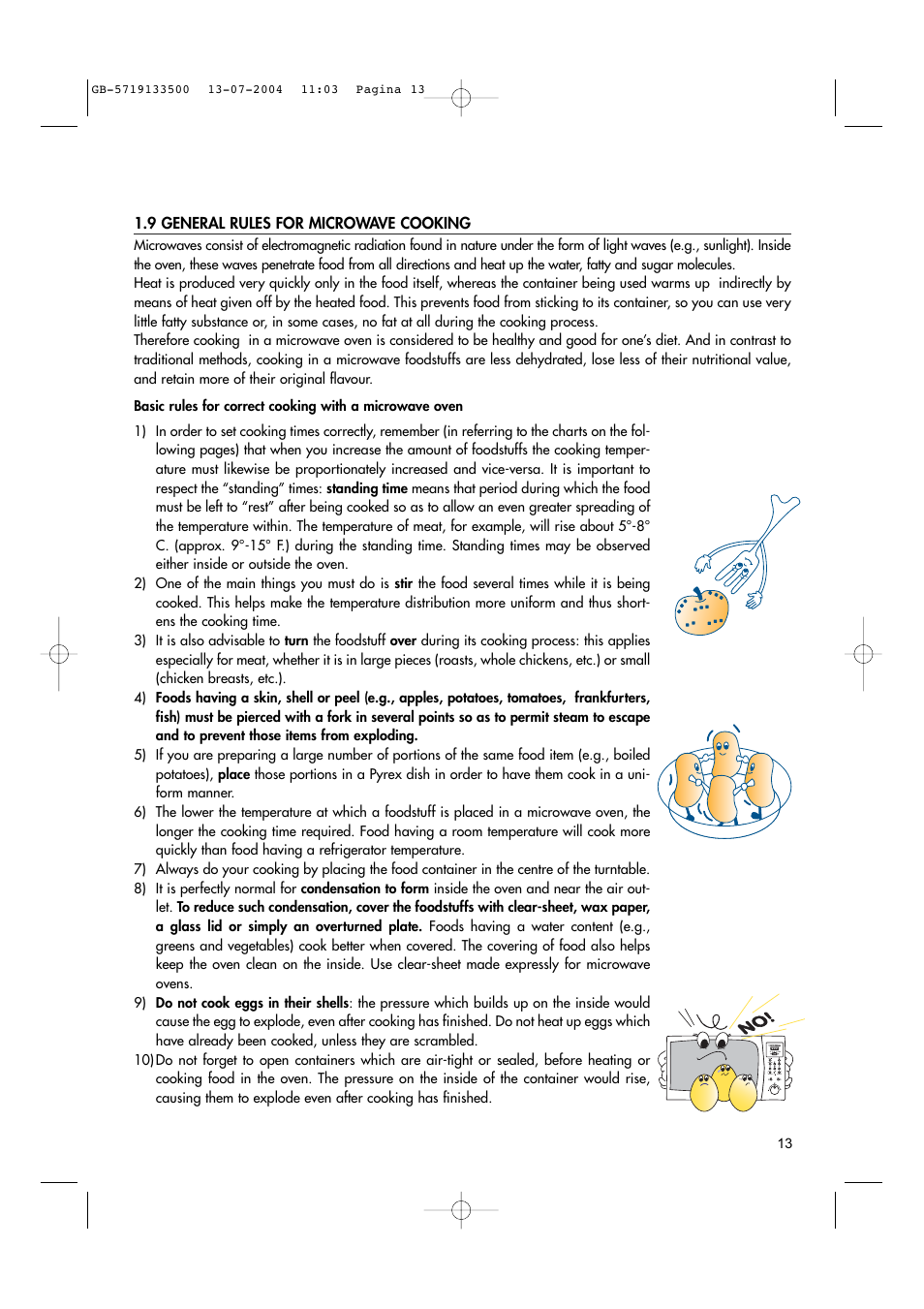 Hotpoint MWHZ33 User Manual | Page 13 / 36