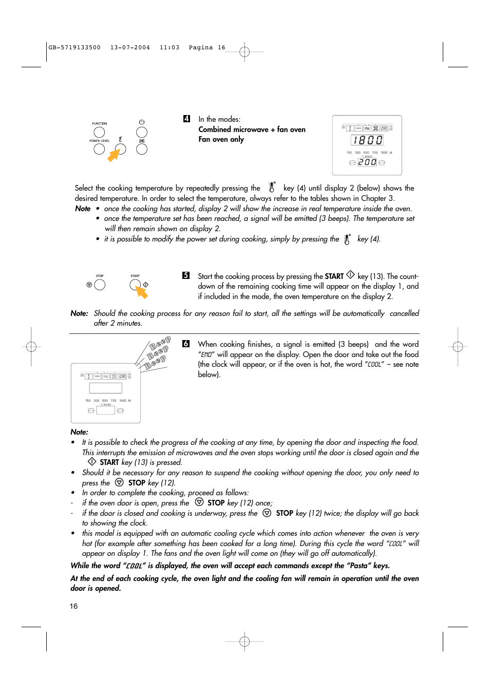 Hotpoint MWHZ33 User Manual | Page 16 / 36