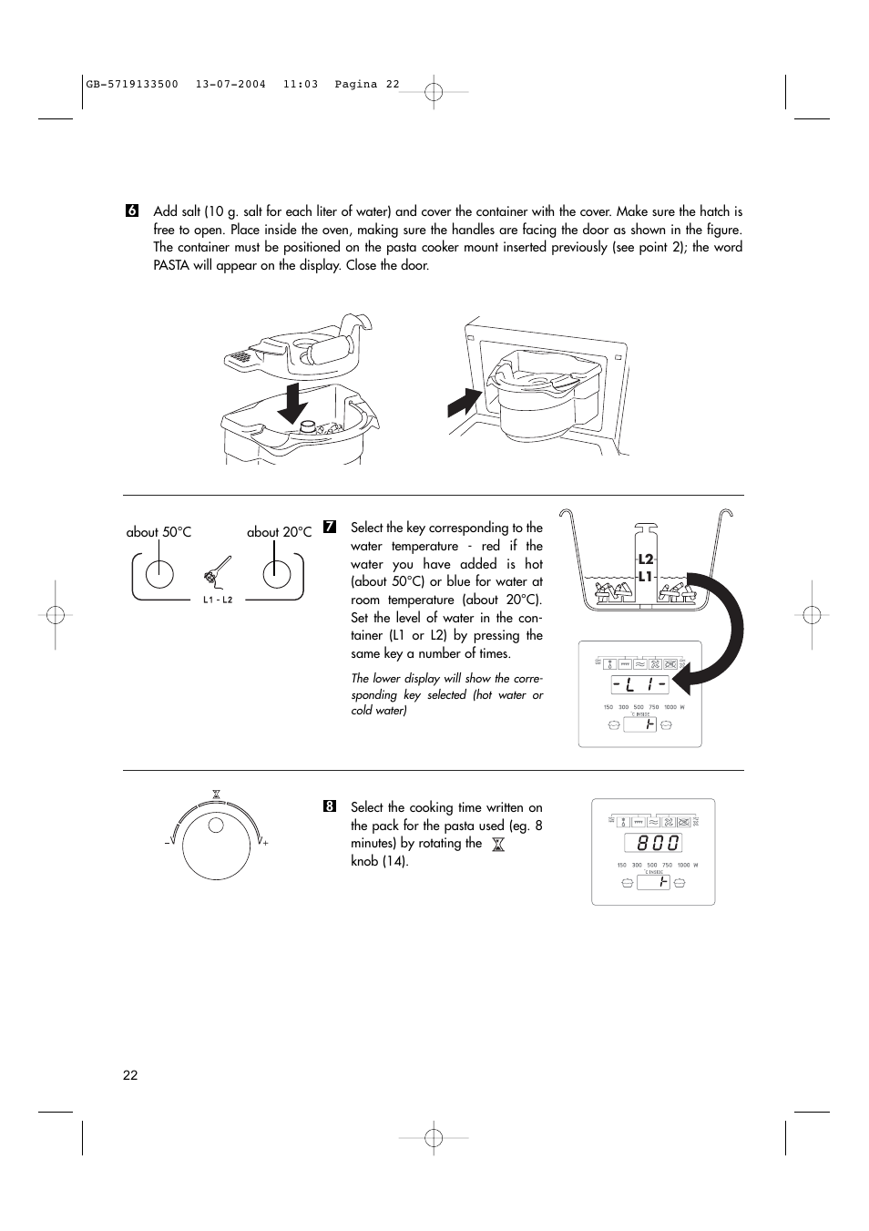 Hotpoint MWHZ33 User Manual | Page 22 / 36