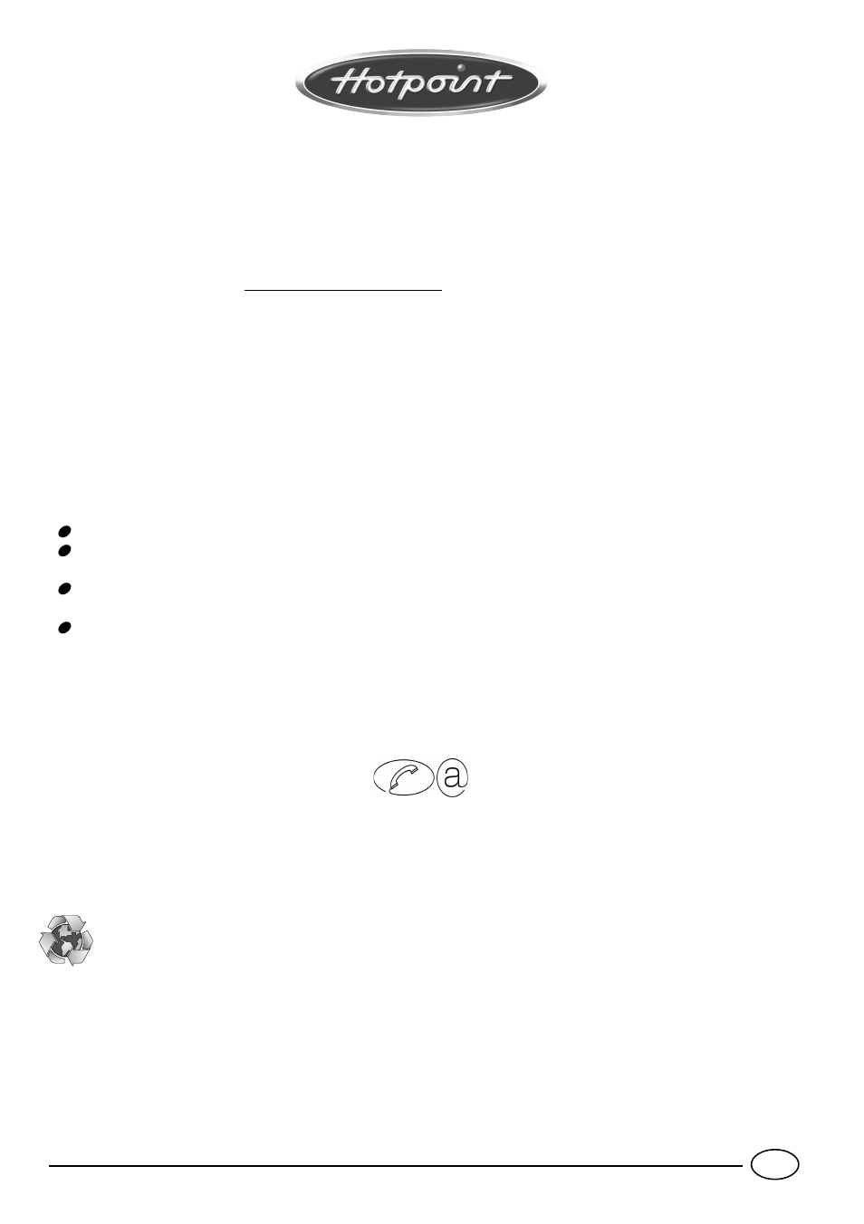 Guarantee, Recycling & disposal information | Hotpoint SD97E User Manual | Page 19 / 20
