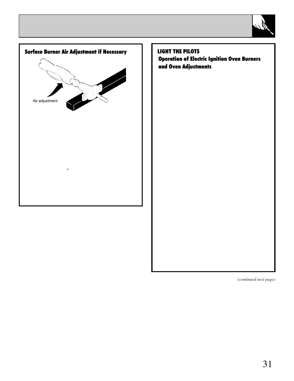 Hotpoint RGB506 User Manual | Page 31 / 40