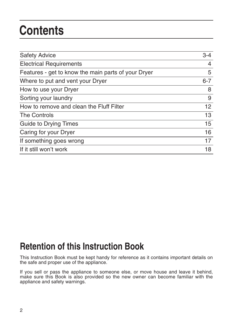 Hotpoint TL64 User Manual | Page 3 / 114