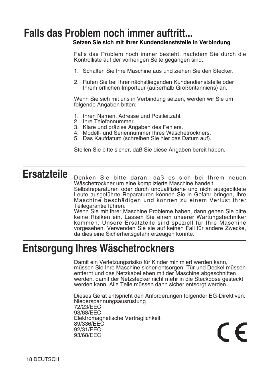 Hotpoint TL64 User Manual | Page 73 / 114