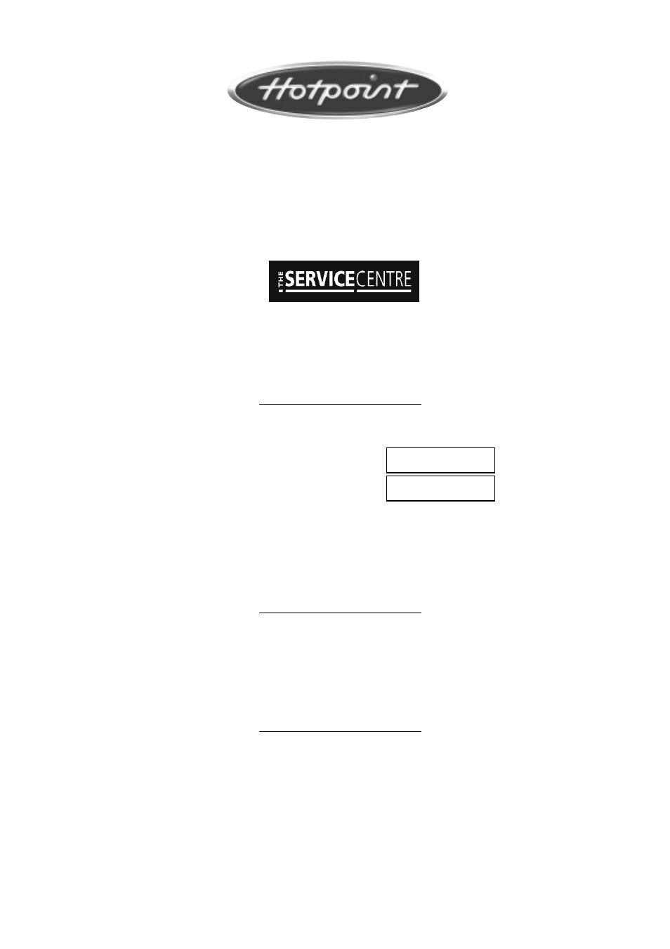 Key contacts, After sales service | Hotpoint BFI62 User Manual | Page 20 / 20