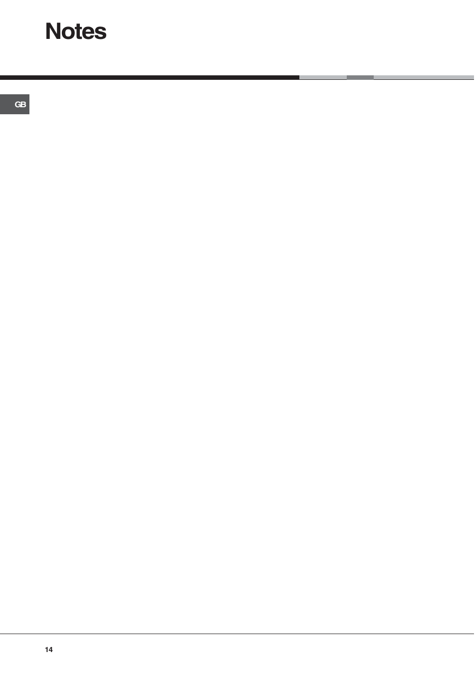 Hotpoint SQ892I User Manual | Page 14 / 16