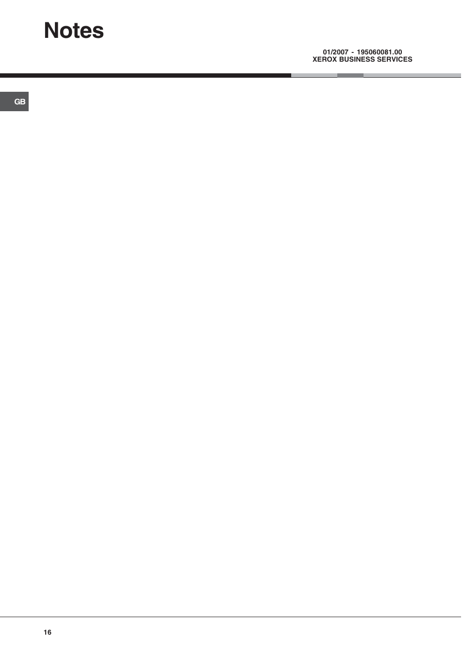 Hotpoint SQ892I User Manual | Page 16 / 16