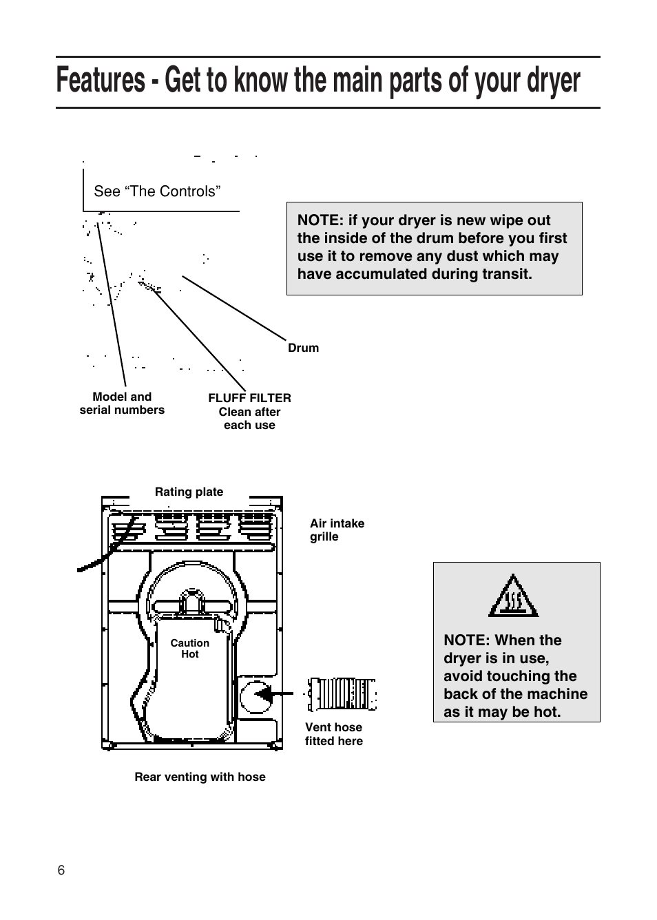 Hotpoint TDL15 User Manual | Page 6 / 20