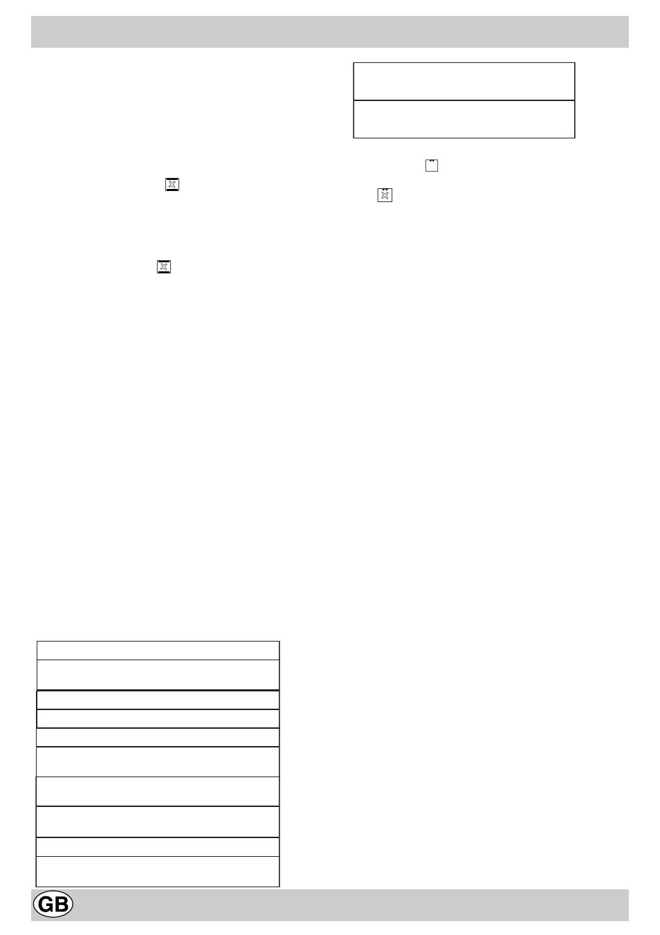 Cooking advice | Hotpoint EG900X User Manual | Page 9 / 20