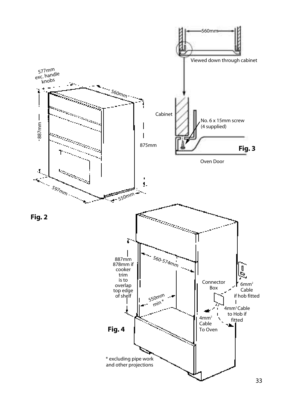 Fig. 4 fig. 2, Fig. 3 | Hotpoint DY46 BD42 BD32 User Manual | Page 33 / 40