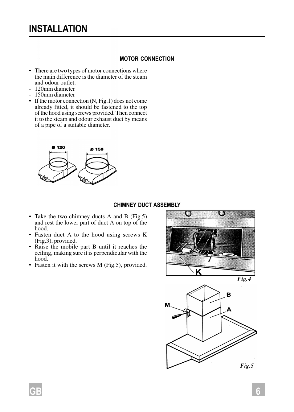 Installation | Hotpoint HX901X User Manual | Page 6 / 16