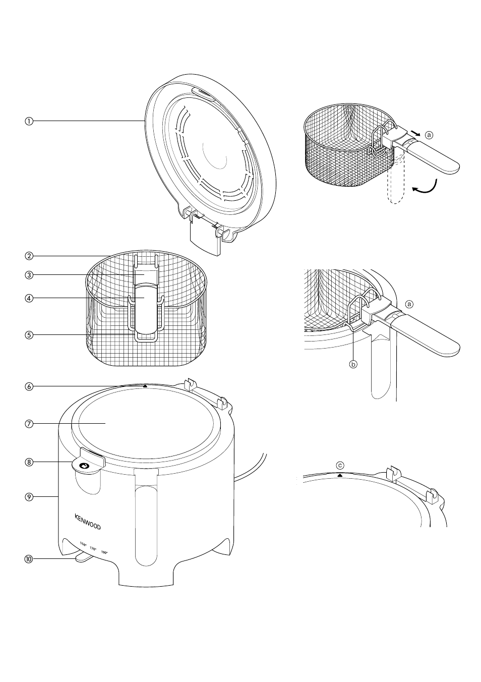 Kenwood DF310 series User Manual | Page 4 / 42