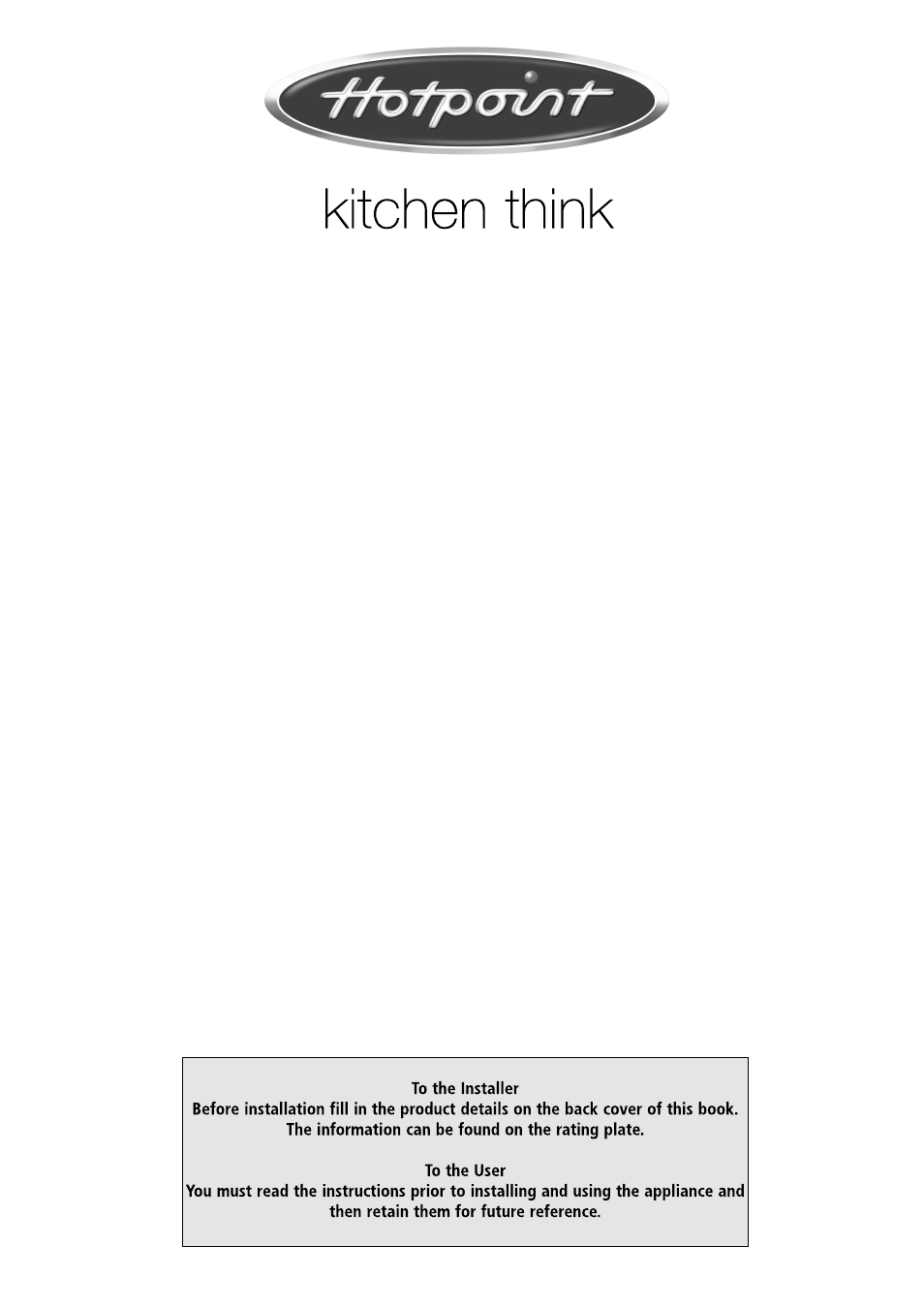 Hotpoint SC88X User Manual | 20 pages