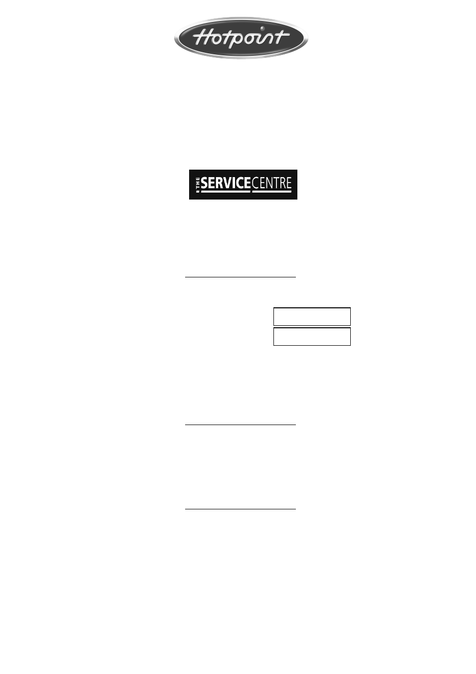 Key contacts, After sales service | Hotpoint SC88X User Manual | Page 20 / 20