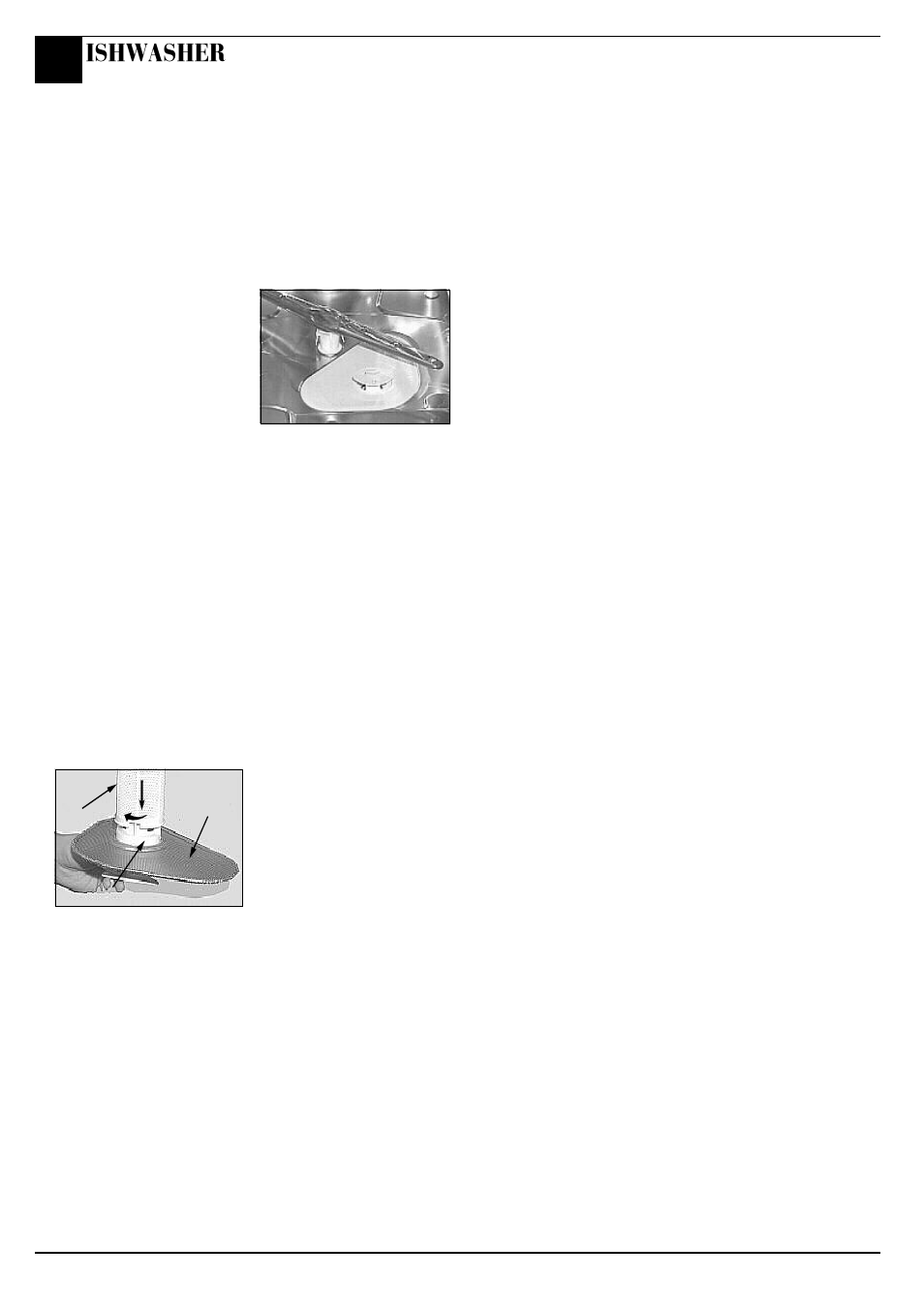 Care and cleaning, Ishwasher | Hotpoint BFZ 700 User Manual | Page 12 / 20